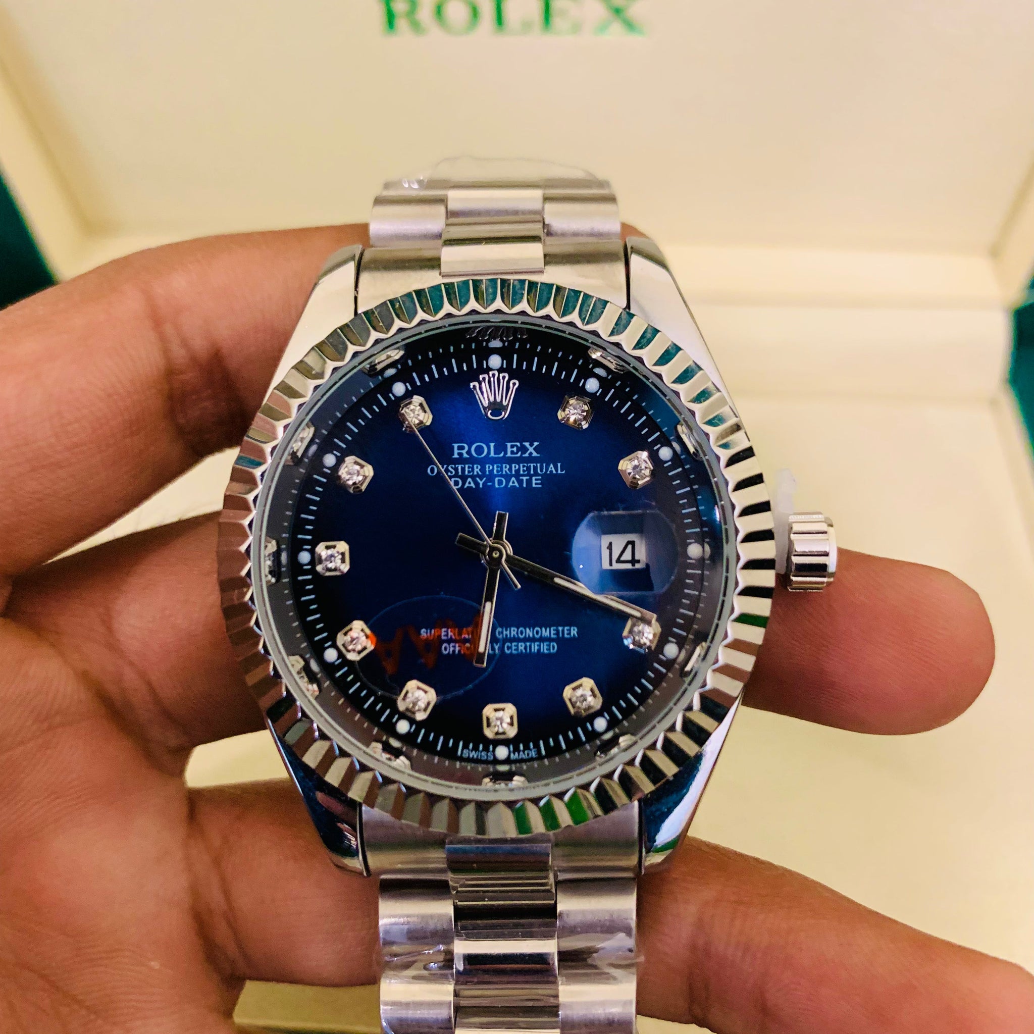 RLX - Stainless Steel -Date-With Free Orignal Box