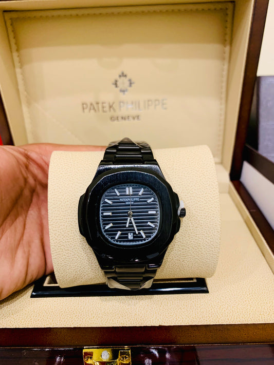 Patek Philippe Date Just -Black With Orignal Box
